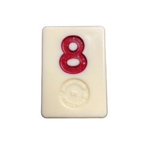 Pressman Rummikub Red  8 Tile Original Replacement Game Piece Smooth Back u